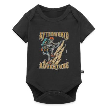 Escalade Climber Afterworld Adventure - Body à manches courtes Premium Bébé - noir - Devant