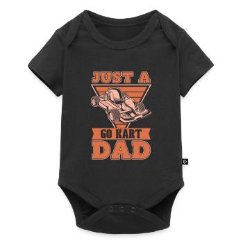 Go Kart Karting Kart Driver Just A Go Kart Dad - Body à manches courtes Premium Bébé - noir - Devant
