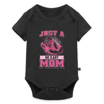 Go Kart Karting Kart Driver Just A Go Kart Mom - Body à manches courtes Premium Bébé - noir - Devant