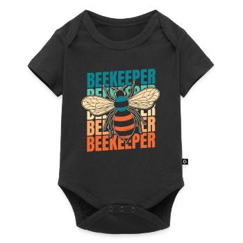 Beekeepers Beekeepers - Baby Premium short-sleeve bodysuit - black - Front