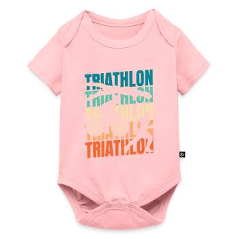 Triathlon Triathlete - Baby Premium short-sleeve bodysuit - rose - Front