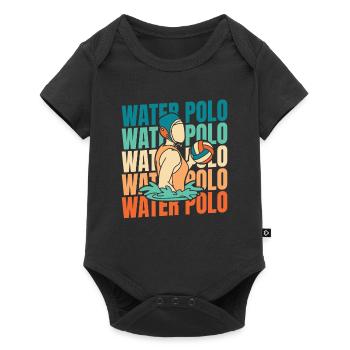 Water polo water polo - Baby Premium short-sleeve bodysuit - black - Front
