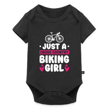 VTT cross-country - Body à manches courtes Premium Bébé - noir - Devant