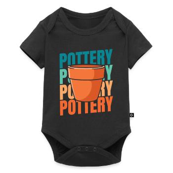 Make pottery - Baby Premium short-sleeve bodysuit - black - Front