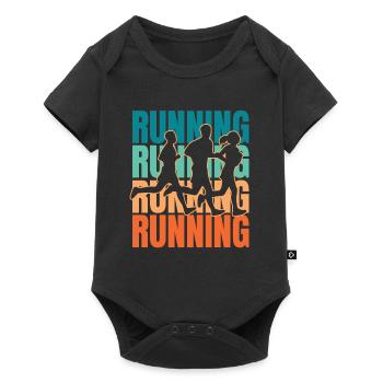 Xc Runner Cross Country Running - Baby Premium short-sleeve bodysuit - black - Front