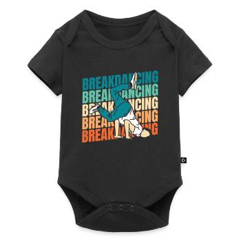 Breakdance Breakdancer Breakdancing - Body à manches courtes Premium Bébé - noir - Devant