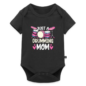 Batterie Batteur Batteur Mère - Body à manches courtes Premium Bébé - noir - Devant