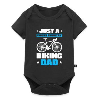Cross Country Mountain Bike Mtb Dad - Baby Premium short-sleeve bodysuit - black - Front