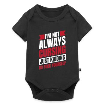 Black Humor Funny Go F Yourself - Baby Premium short-sleeve bodysuit - black - Front