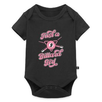Billard, juste une fille de billard - Body à manches courtes Premium Bébé - noir - Devant
