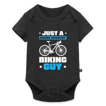 VTT cross-country - Body à manches courtes Premium Bébé - noir - Devant