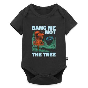 Frisbee Golf Disc Golf - Baby Premium short-sleeve bodysuit - black - Front