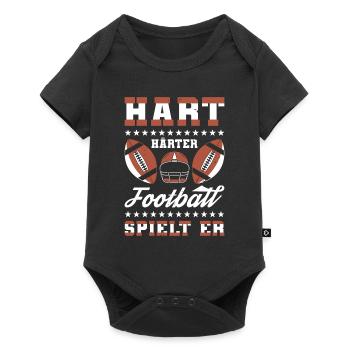 Football américain - Body à manches courtes Premium Bébé - noir - Devant