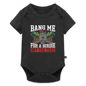 Frisbee Golf Disc Golf - Baby Premium short-sleeve bodysuit - black - Front