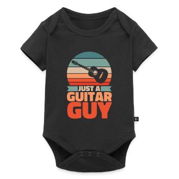 Guitare acoustique juste un guitariste - Body à manches courtes Premium Bébé - noir - Devant