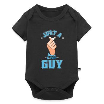 K Pop Kpop Korean Pop Just A Kpop Guy - Baby Premium short-sleeve bodysuit - black - Front