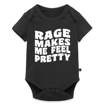 Rage Makes Me Feel Pretty, Humor Saying, Sarcastic - Body à manches courtes Premium Bébé - noir - Devant