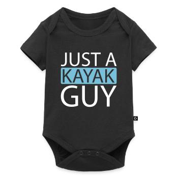 Kajaker Just A Kayak Guy - Baby Premium Kurzarmbody - Schwarz - Vorne