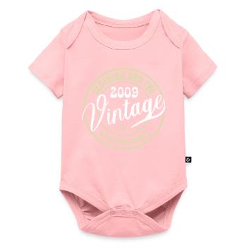 Vintage 2009 Retro 2009 Birthday Gift 2009 - Baby Premium short-sleeve bodysuit - rose - Front