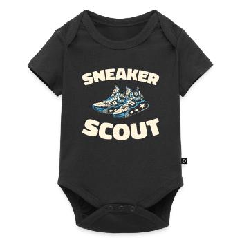Sneakers - Baby Premium short-sleeve bodysuit - black - Front