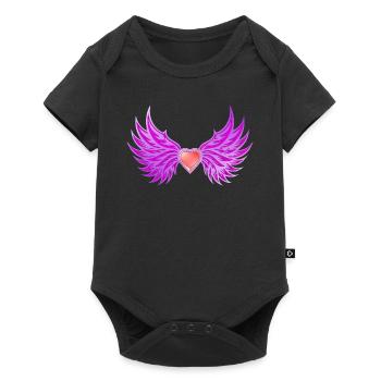 Feuerherz - Baby Premium Kurzarmbody - Schwarz - Vorne