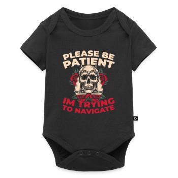 Sailing Sailing Sailboat Navigation - Baby Premium short-sleeve bodysuit - black - Front