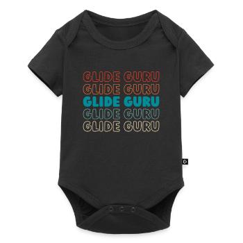 Paramotor paragliding - Baby Premium short-sleeve bodysuit - black - Front