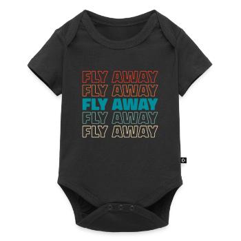 Paramotor paragliding - Baby Premium short-sleeve bodysuit - black - Front