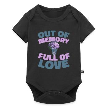 Alzheimer Funny Alzheimers Awareness - Baby Premium short-sleeve bodysuit - black - Front