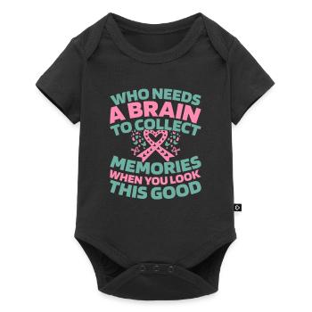 Maladie d’Alzheimer - Body à manches courtes Premium Bébé - noir - Devant