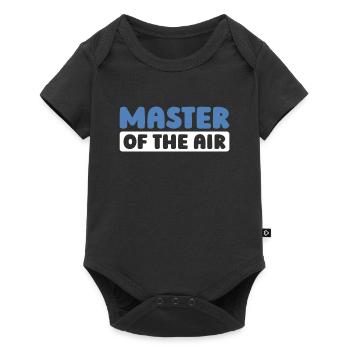 Paramotor Gleitschirmfliegen - Baby Premium Kurzarmbody - Schwarz - Vorne