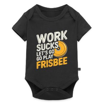 Frisbee - Body à manches courtes Premium Bébé - noir - Devant