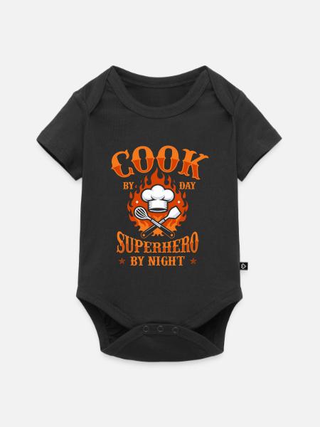 Koch Kochen - Baby Premium Kurzarmbody - Schwarz