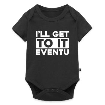 Black humor - Baby Premium short-sleeve bodysuit - black - Front