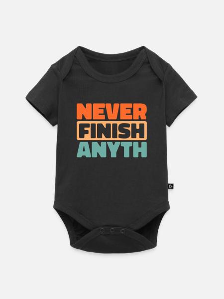 Schwarzer Humor - Baby Premium Kurzarmbody - Schwarz