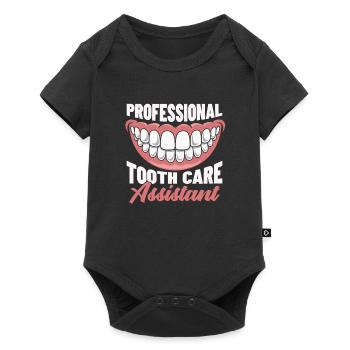 Dental assistant - Baby Premium short-sleeve bodysuit - black - Front