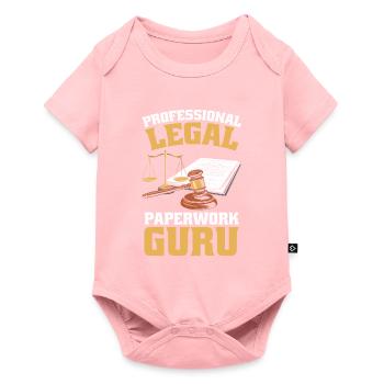 Employé de bureau - Body à manches courtes Premium Bébé - rose - Devant