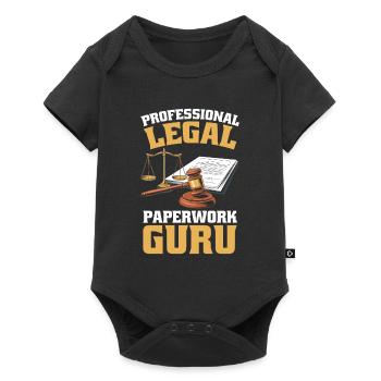 Employé de bureau - Body à manches courtes Premium Bébé - noir - Devant