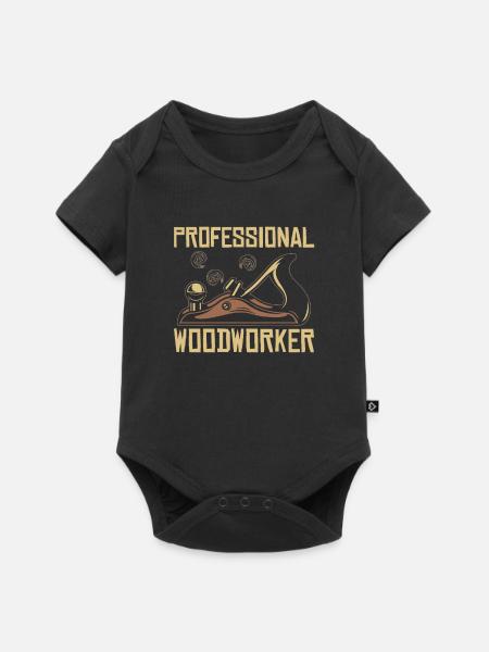Tischler - Baby Premium Kurzarmbody - Schwarz
