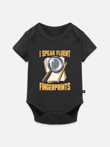 Forensik Forensiker - Baby Premium Kurzarmbody - Schwarz