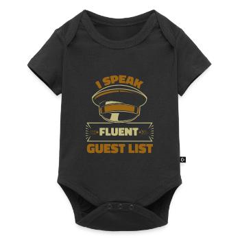 Bouncer - Baby Premium short-sleeve bodysuit - black - Front