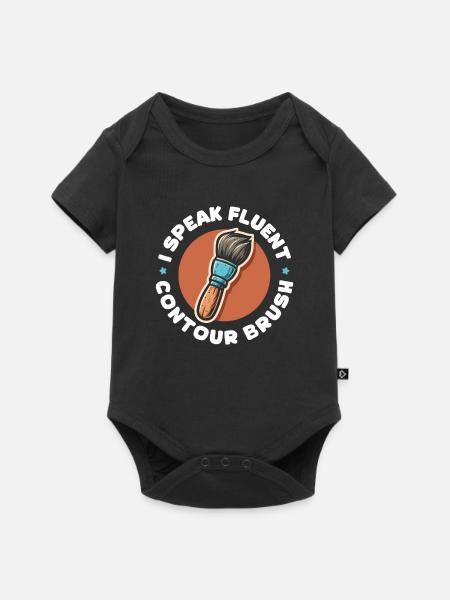 Kosmetik - Baby Premium Kurzarmbody - Schwarz