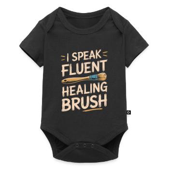 Kunsttherapeut - Baby Premium Kurzarmbody - Schwarz - Vorne