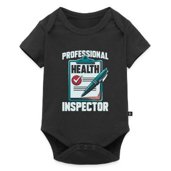 Health Inspector - Baby Premium short-sleeve bodysuit - black - Front