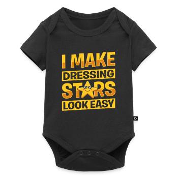Costume - Body à manches courtes Premium Bébé - noir - Devant
