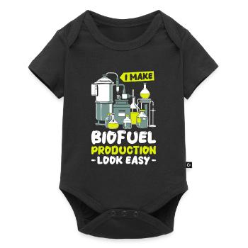 Biofuel Technician - Baby Premium short-sleeve bodysuit - black - Front