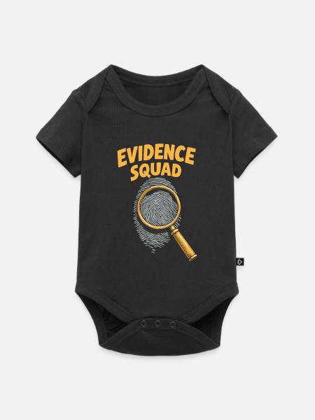 Forensik Forensiker Kader - Baby Premium Kurzarmbody - Schwarz
