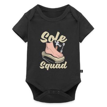 Escouade de podologues - Body à manches courtes Premium Bébé - noir - Devant