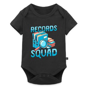 Archivist Kader - Baby Premium short-sleeve bodysuit - black - Front