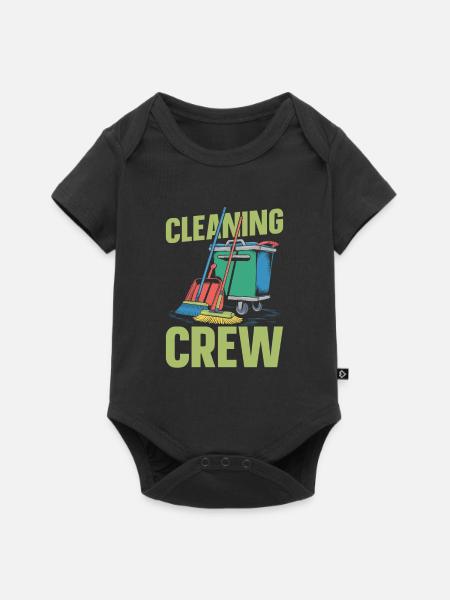 Reiniger Team - Baby Premium Kurzarmbody - Schwarz